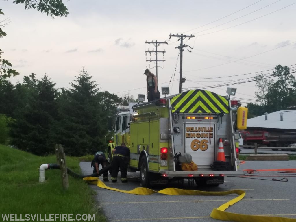 Water supply training 5-28-19 at Ski Roundtop, photo by Ken Eshleman Jr. 