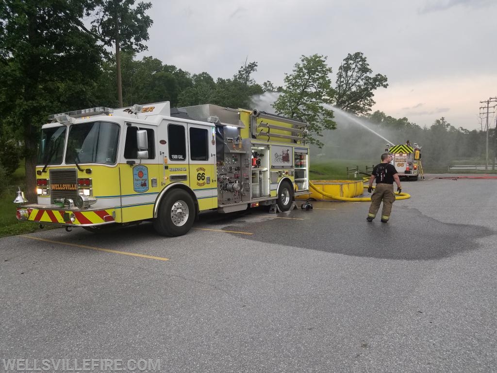 Water supply training 5-28-19 at Ski Roundtop, photo by Ken Eshleman Jr. 