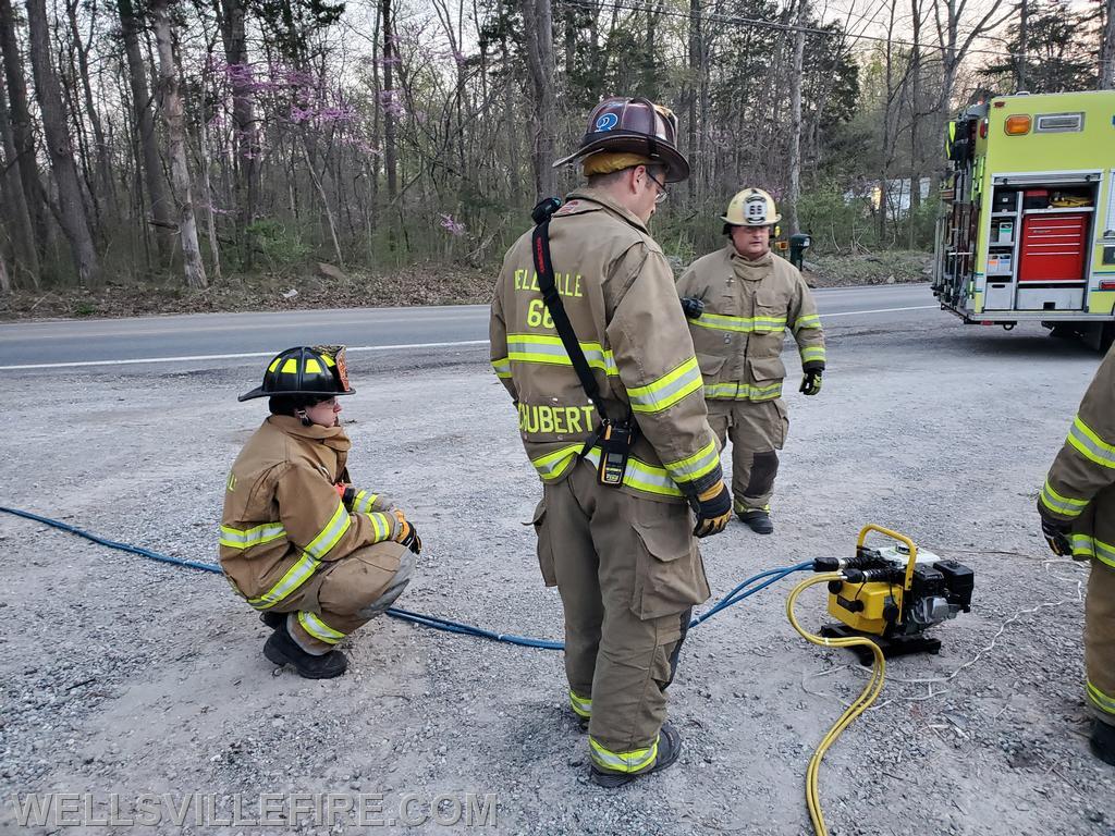 Vehicle Extrication and Rescue Training at WFC 4/20/2021 , photo by Ken Eshleman Jr. 