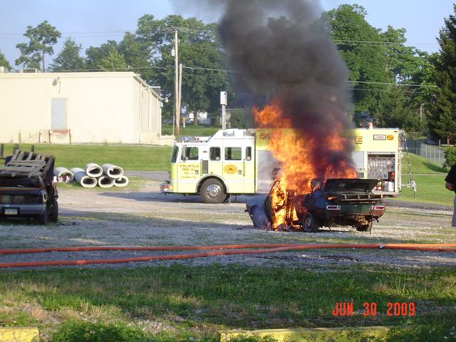 Training for vehicle fires-Photo by Stacy  Shank