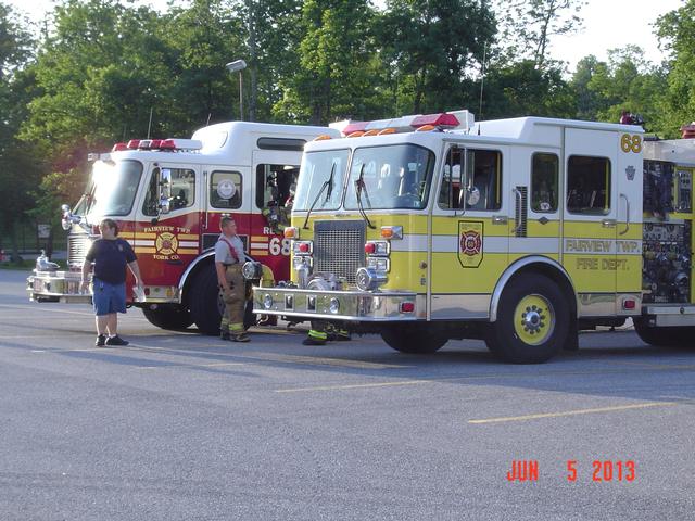 Tanker Shuttle (Water Supply) Training @ Ski Roundtop - Photo by Stacy Shank