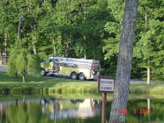 Tanker Shuttle (Water Supply) Training @ Ski Roundtop - Photo by Stacy Shank