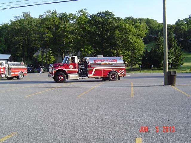 Tanker Shuttle (Water Supply) Training @ Ski Roundtop - Photo by Stacy Shank