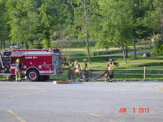 Tanker Shuttle (Water Supply) Training @ Ski Roundtop - Photo by Stacy Shank