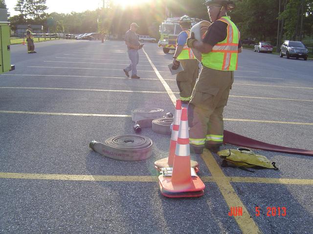 Tanker Shuttle (Water Supply) Training @ Ski Roundtop - Photo by Stacy Shank