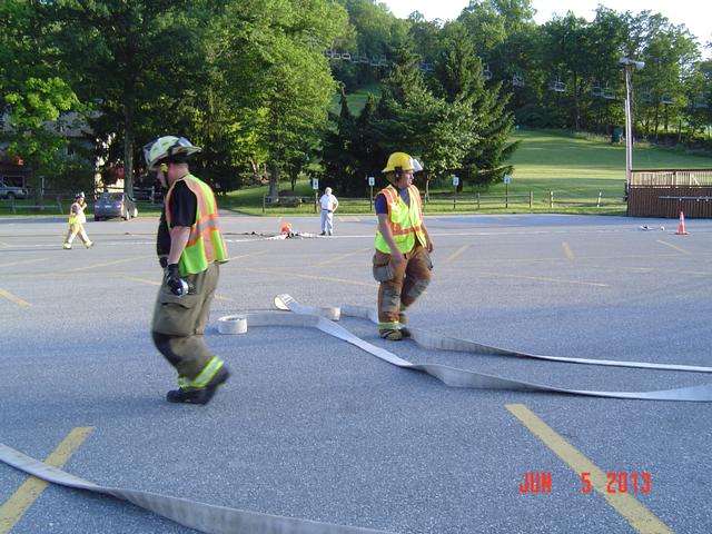 Tanker Shuttle (Water Supply) Training @ Ski Roundtop - Photo by Stacy Shank