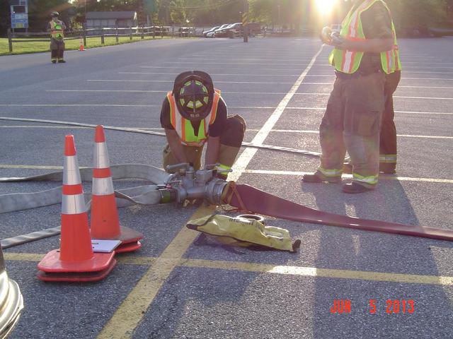 Tanker Shuttle (Water Supply) Training @ Ski Roundtop - Photo by Stacy Shank