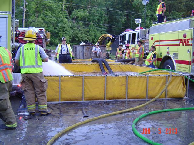 Tanker Shuttle (Water Supply) Training @ Ski Roundtop - Photo by Stacy Shank