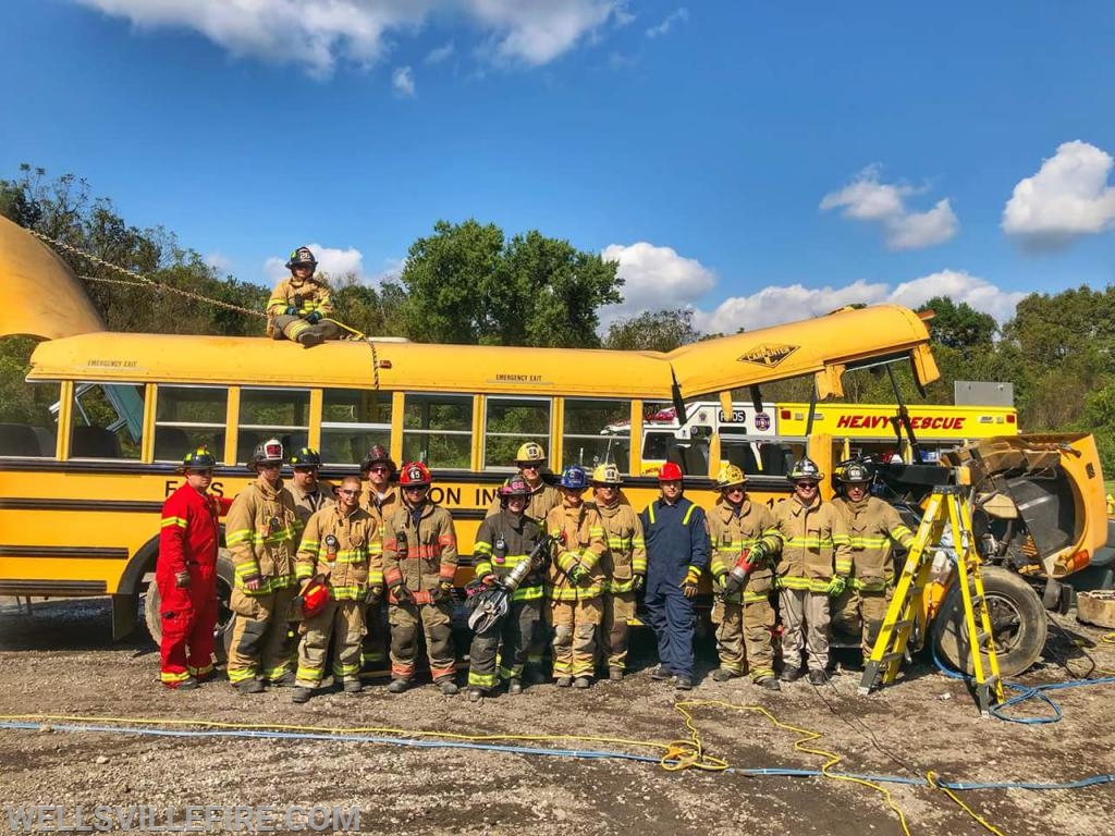 Bus Rescue Training at the York County Fire School. 9/29/18