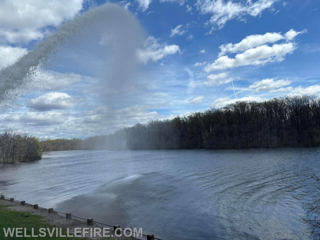 4/13/24 - Pump training at Pinchot. Getting the next generation excited about being a firefighter. Photo by Andrew Hood.