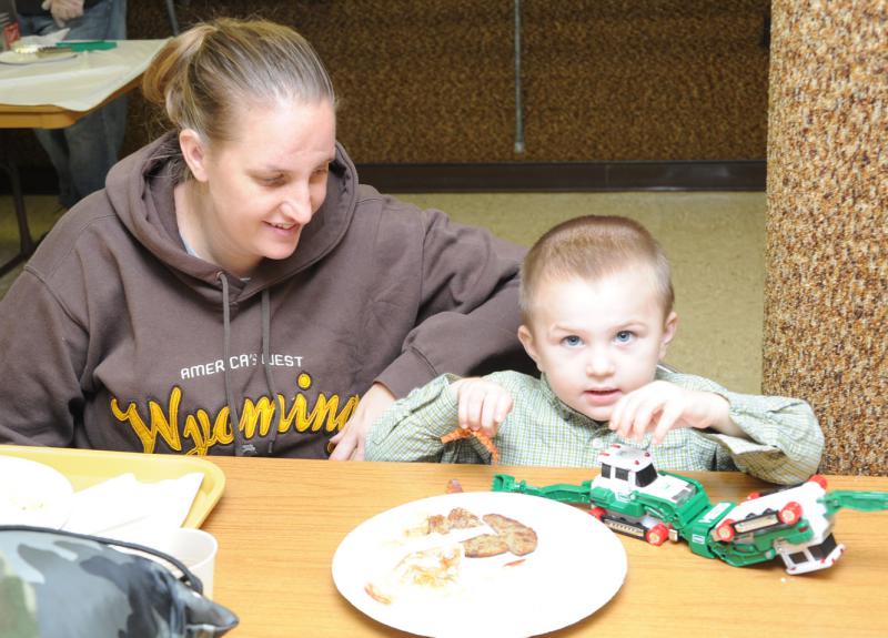 Breakfast with Santa on 12/06/14.  Photos by Curt Werner