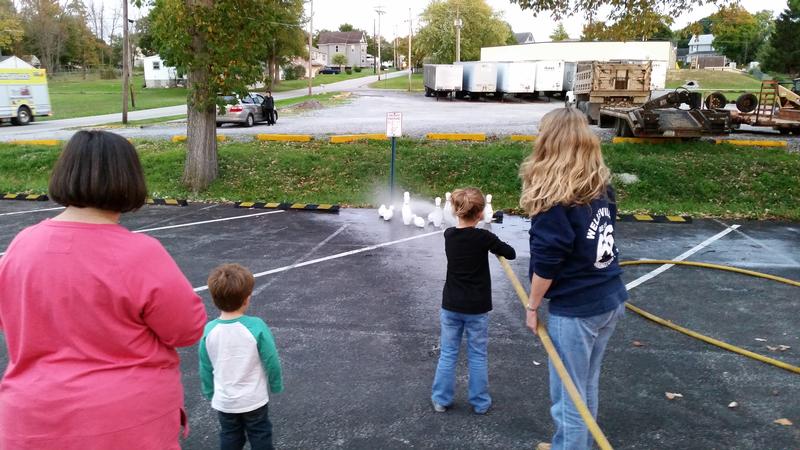 2014 Fire Prevention Night and Open House - Using a fire hose
Photo by J. Albert