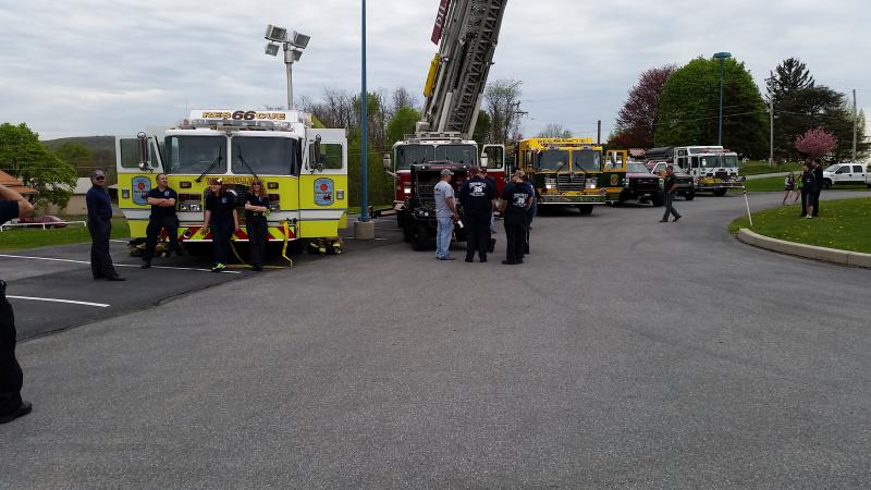 5/1/15 - Wellsville Fire Company participated in May Fair held at South Mountain Elementary School. 