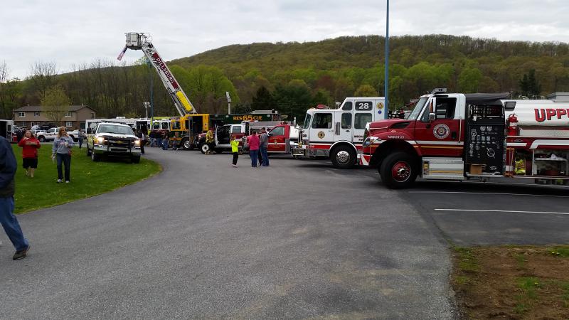 5/1/15 - Wellsville Fire Company participated in May Fair held at South Mountain Elementary School. 