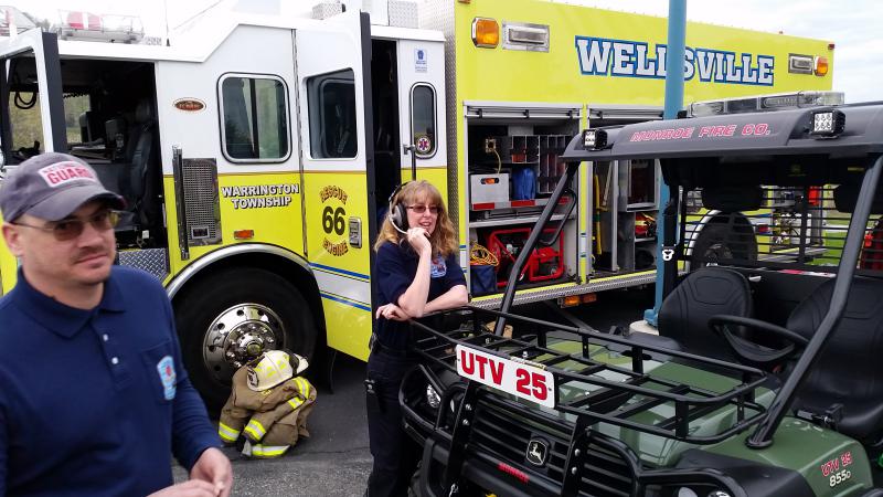 5/1/15 - Wellsville Fire Company participated in May Fair held at South Mountain Elementary School. 