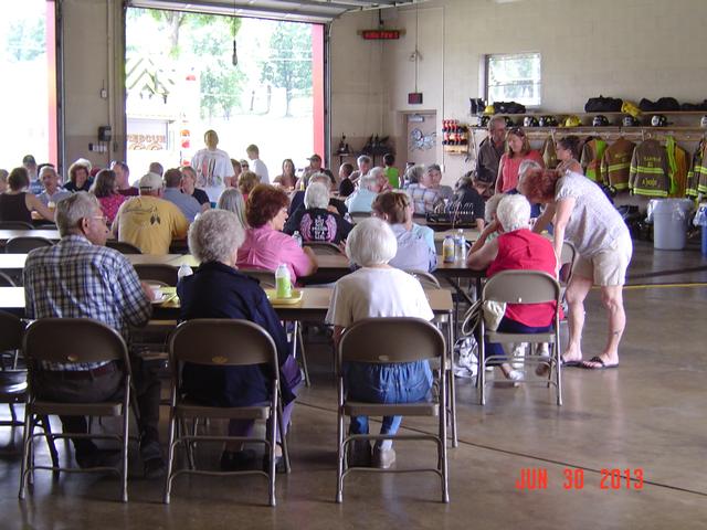 Annual appreciation picnic for everyone who helps @ the fire house throughout the year  6/30/13 - Photo by Stacy Shank