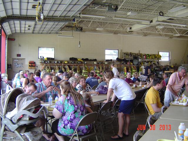 Annual appreciation picnic for everyone who helps @ the fire house throughout the year  6/30/13 - Photo by Stacy Shank