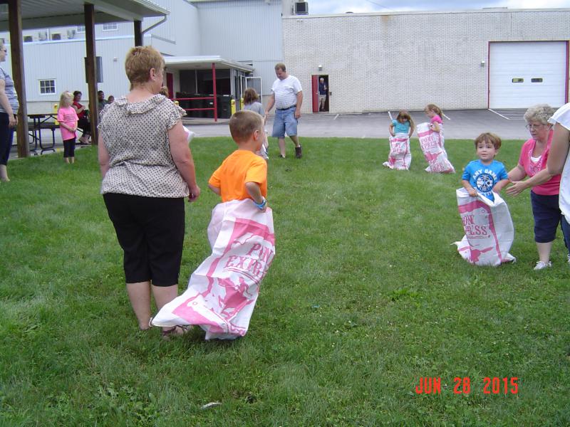 Annual Appreciation Picnic - Sack Race. Photo by Stacy Shank 6-28-15