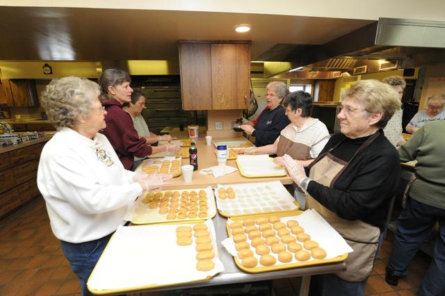 Making peanut butter eggs 2012-photo by Curt Werner