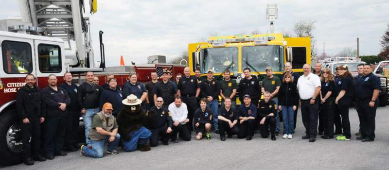 5/1/15 - Wellsville Fire Company participated in May Fair held at South Mountain Elementary School. 