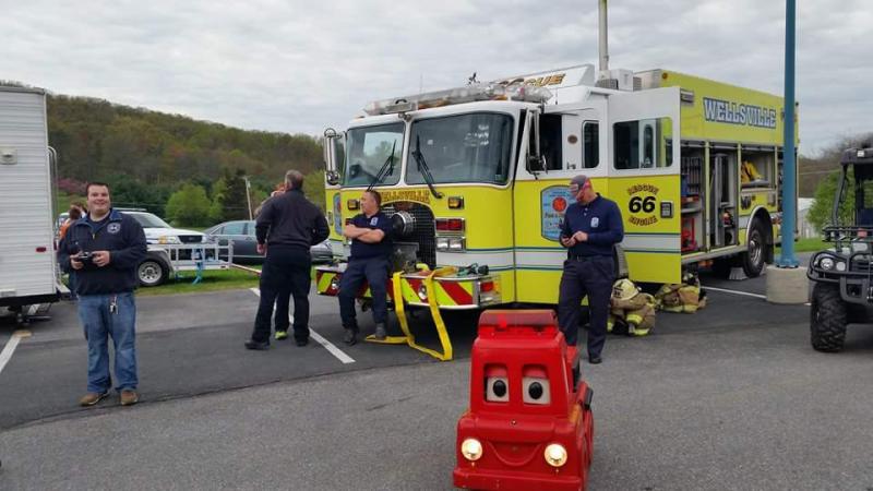 5/1/15 - Wellsville Fire Company participated in May Fair held at South Mountain Elementary School. 