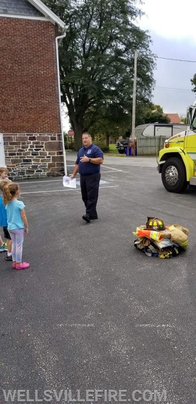 Fire Prevention at Wellsville Elementary School  and local daycare's - 10/10/18