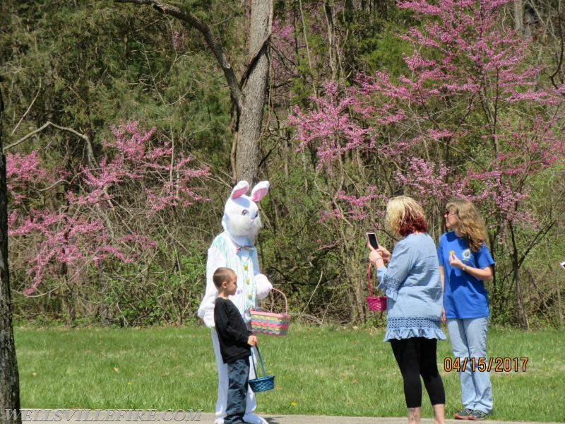 The Easter Bunny at the Annual Egg Hunt
Photo by Stacy Shank 4-15-17
Gifford Pinchot Quaker Race Day Use Area