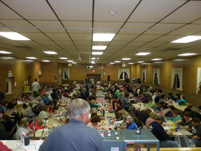 Meat Bingo on 11-17-12, photo by Connie Ehrhart