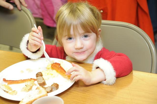 Breakfast with Santa on Saturday, December 7.  Photos by Curt Werner