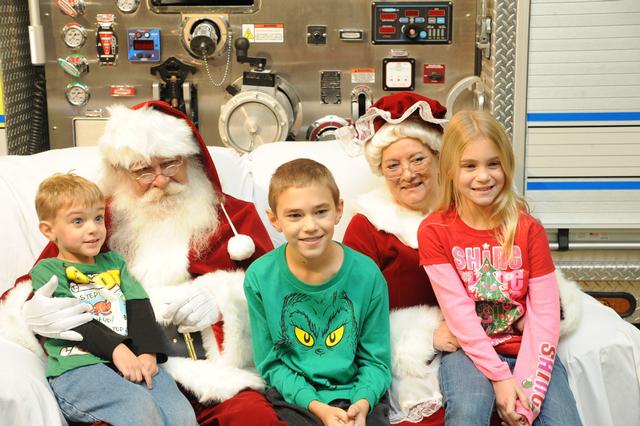 Breakfast with Santa on Saturday, December 7.  Photos by Curt Werner