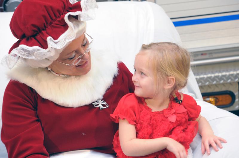 Breakfast with Santa on 12/06/14.  Photos by Curt Werner