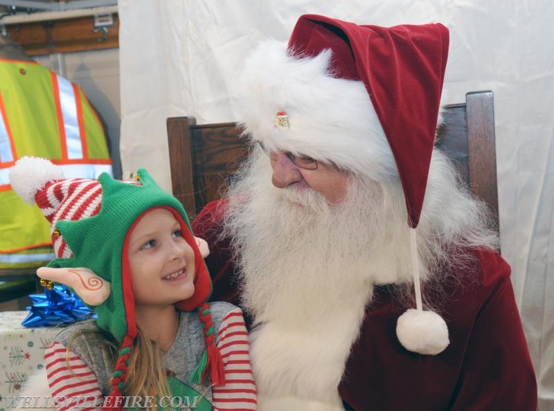 Breakfast with Santa on December 2, 2017. photos by curt werner