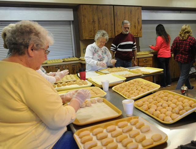 First Monday in making Easter Eggs.  photos by Curt Werner.