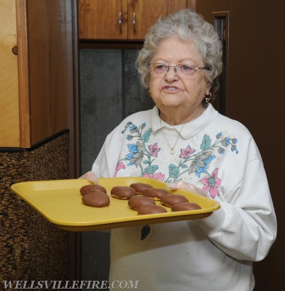 Making Peanut Butter Easter Eggs on Monday, February 13. Photos by Curt werner