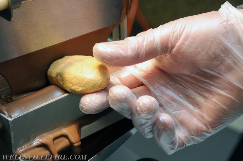 Making Peanut Butter Easter Eggs on Monday, February 13. Photos by Curt werner