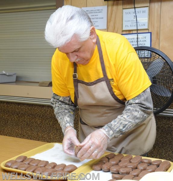 Monday, March 5, making Easter Eggs. photos by curt werner