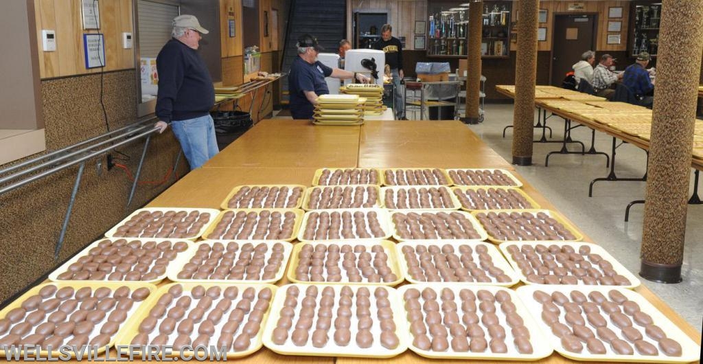 Monday, March 18, 2019, making peanut butter eggs. photos by curt werner