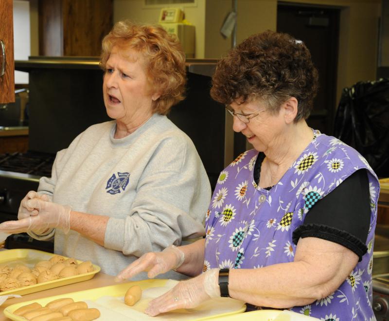 Making peanut butter Easter Eggs on Monday, March 9.