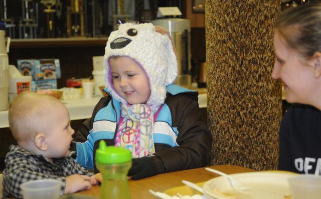 Breakfast with Santa, Dec. 1st. Photos by Curt Werner