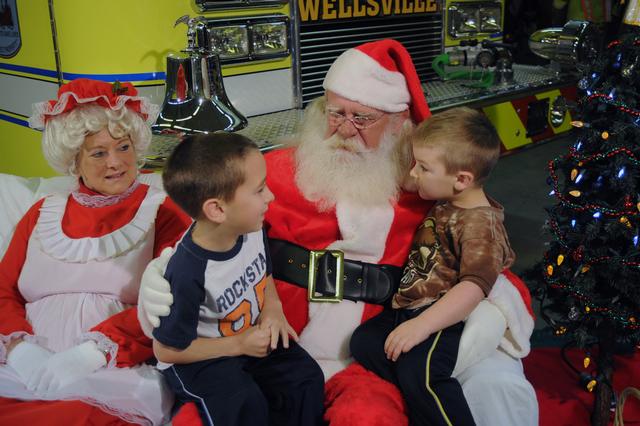 Breakfast with Santa, Dec. 1st. Photos by Curt Werner