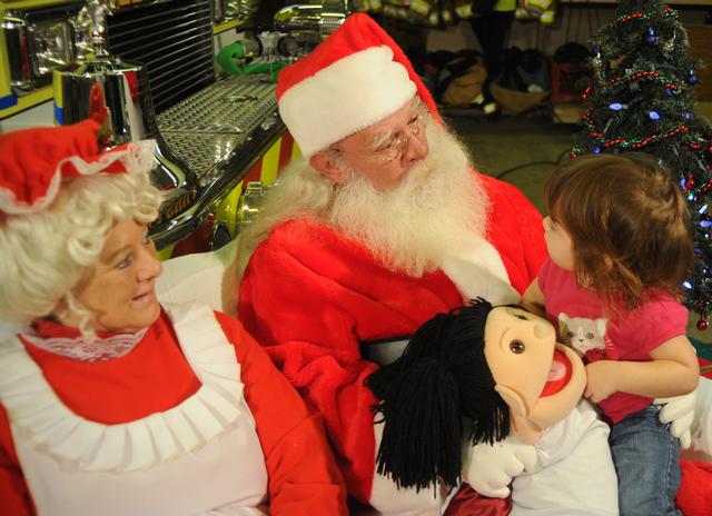 Breakfast with Santa, Dec. 1st. Photos by Curt Werner