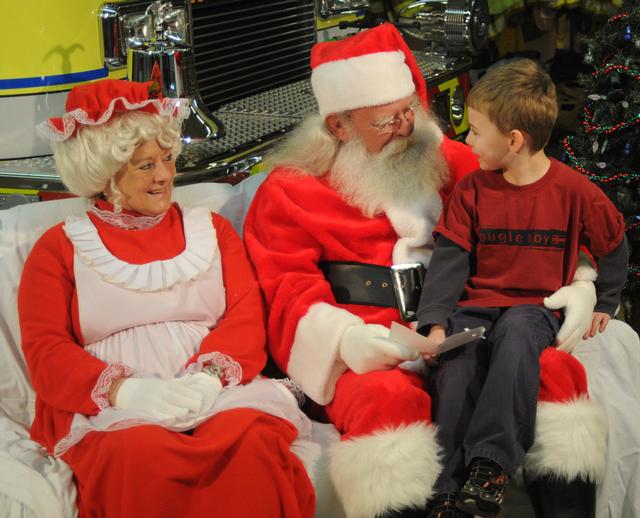 Breakfast with Santa, Dec. 1st. Photos by Curt Werner