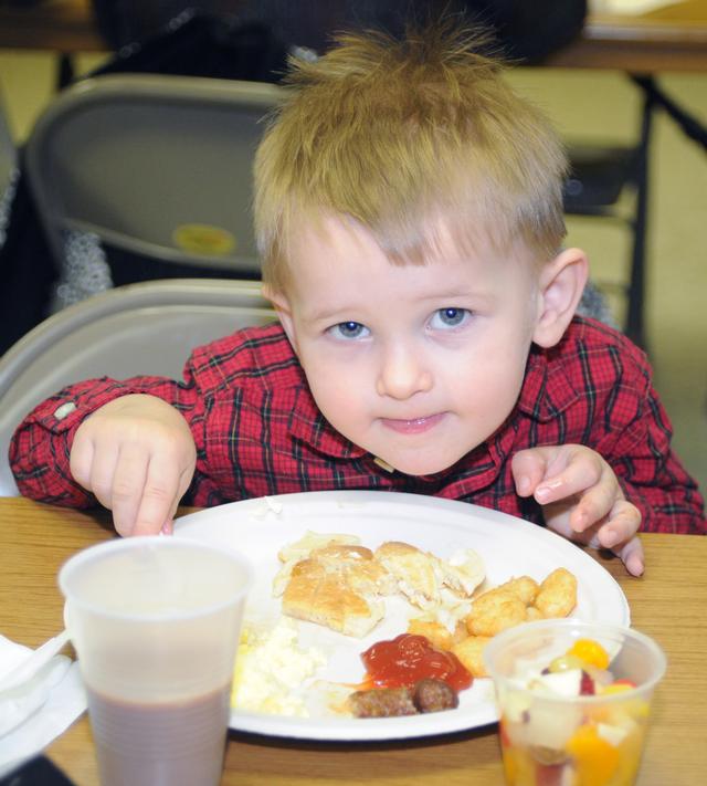 Breakfast with Santa, Dec. 1st. Photos by Curt Werner