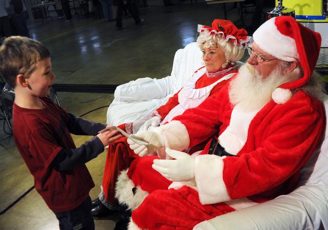 Breakfast with Santa, Dec. 1st. Photos by Curt Werner